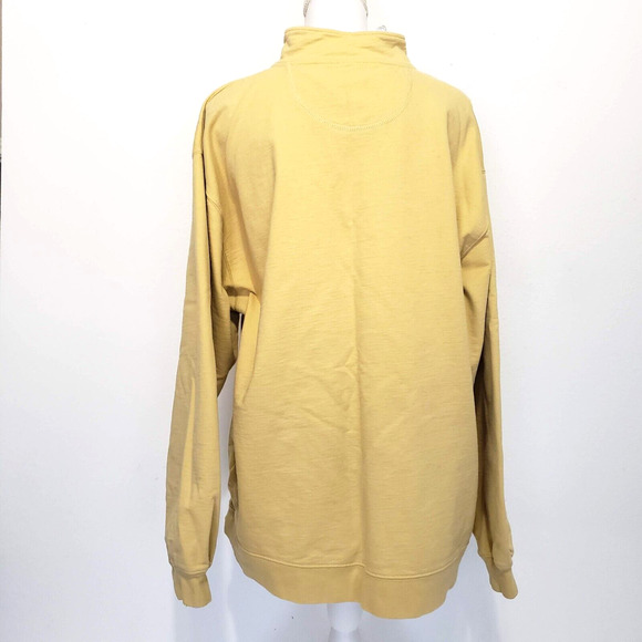 Vtg Western Michigan SIZE L Jansport Pullover Crewneck Sweatshirt 1/4 Zip - Picture 5 of 11